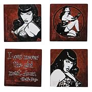 Bettie Page Magnet 4-Pack